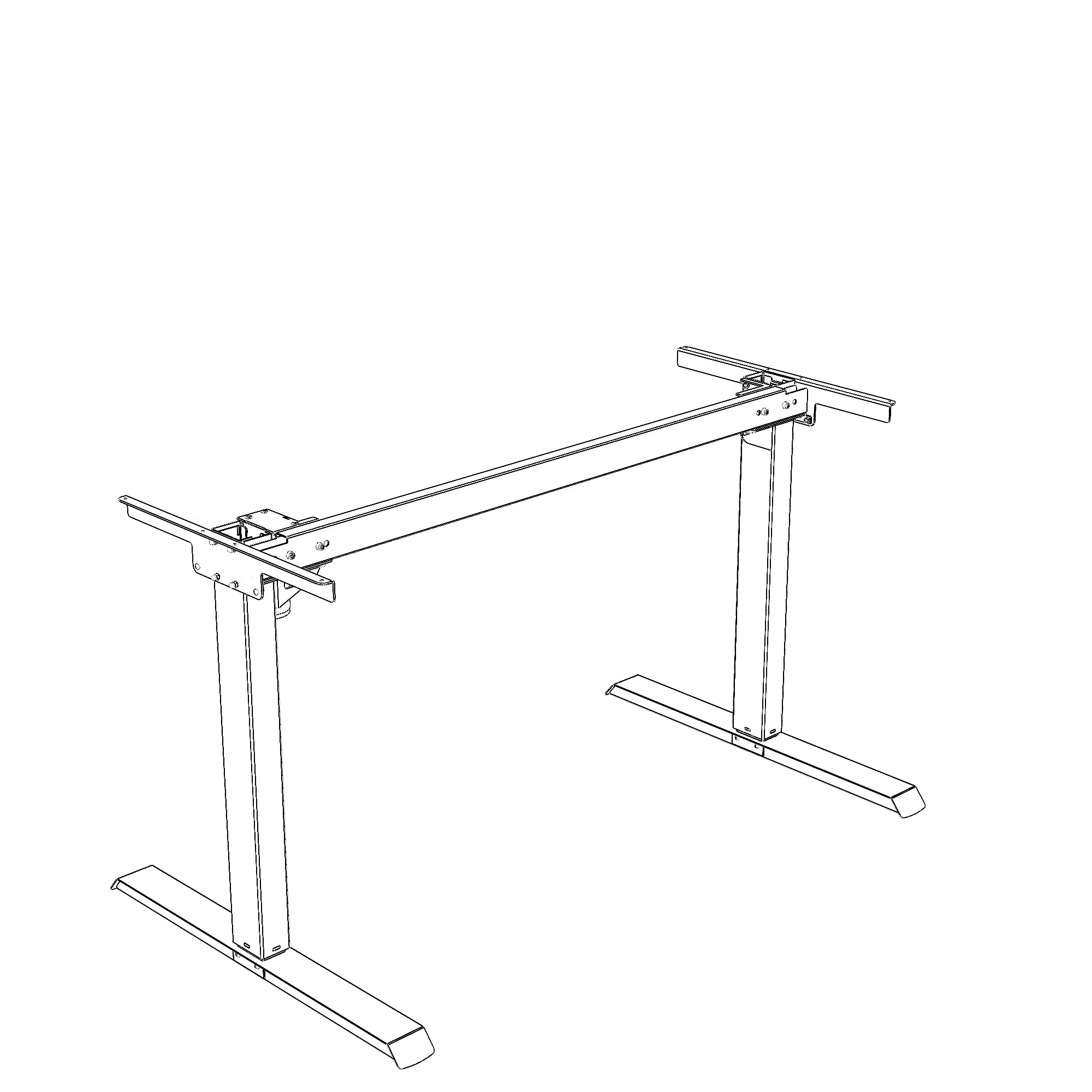 Electric Desk FrameElectric Desk Frame | WidthWidth 112 cmcm | White