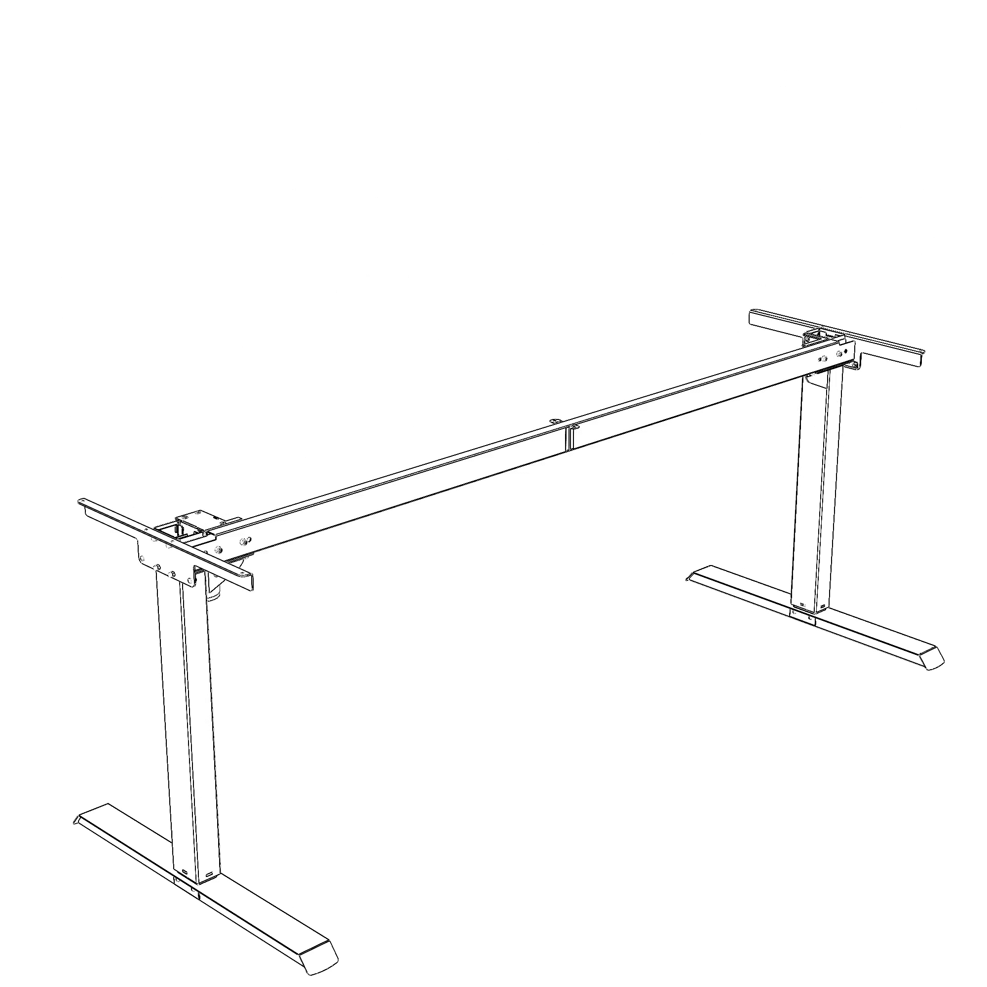 Electric Desk FrameElectric Desk Frame | WidthWidth 172 cmcm | White