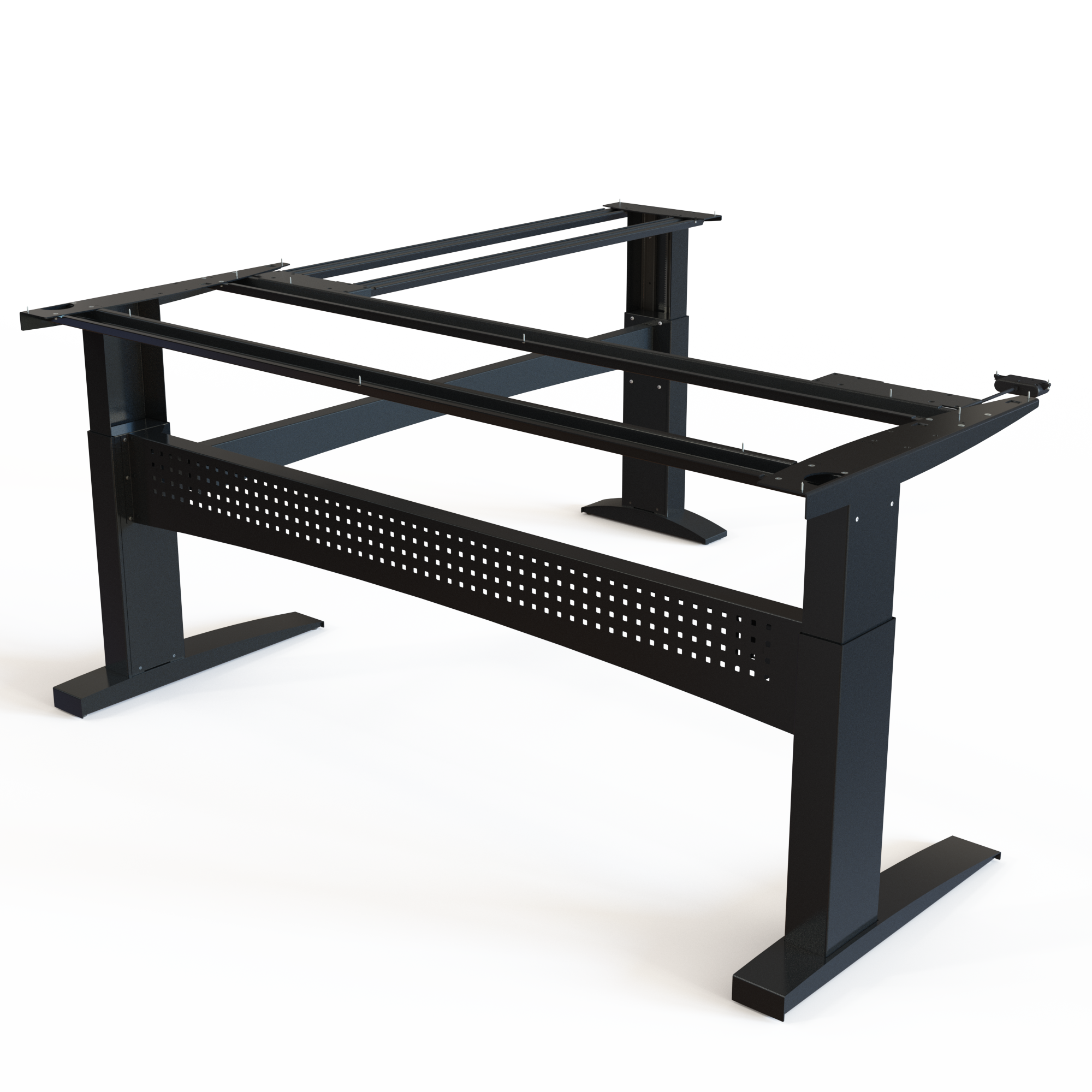 Electric Desk FrameElectric Desk Frame | WidthWidth 196-196 cmcm | Black 
