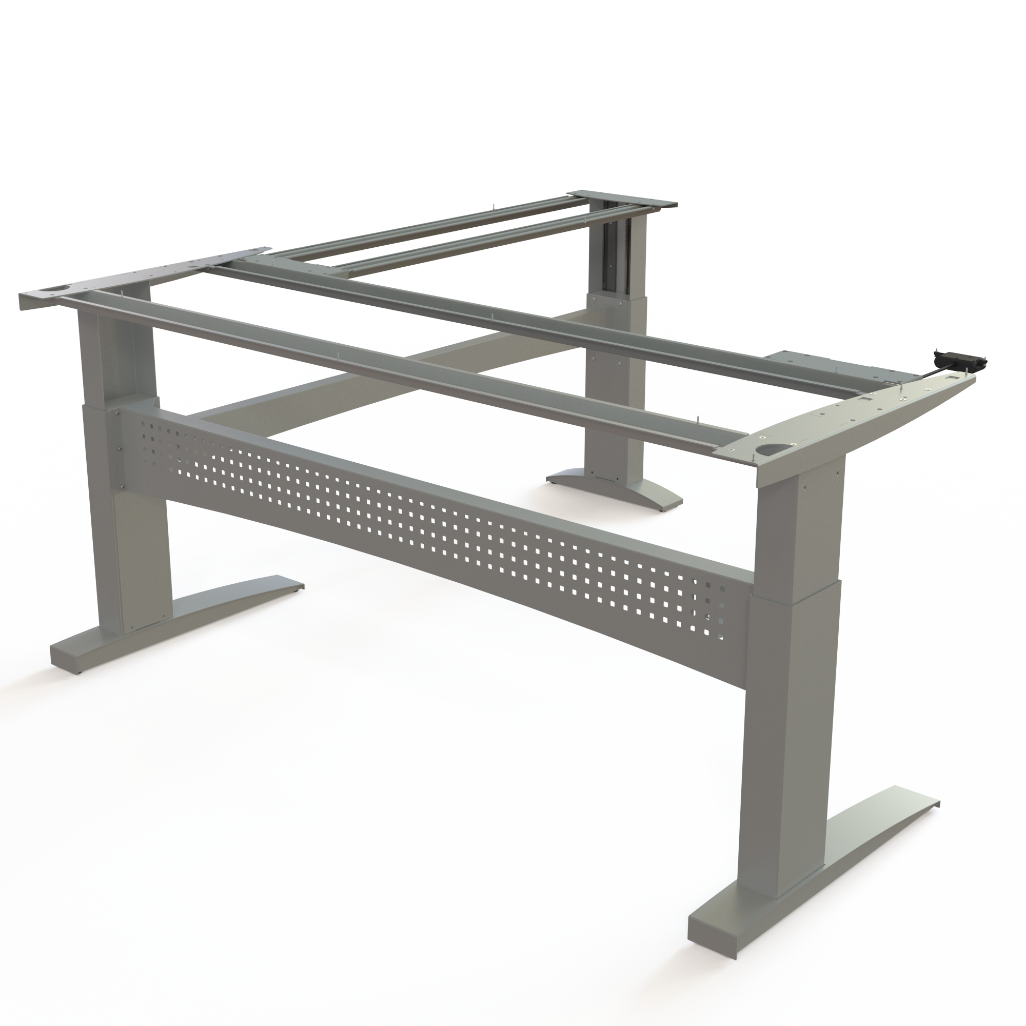 Electric Desk FrameElectric Desk Frame | WidthWidth 196-196 cmcm | Silver