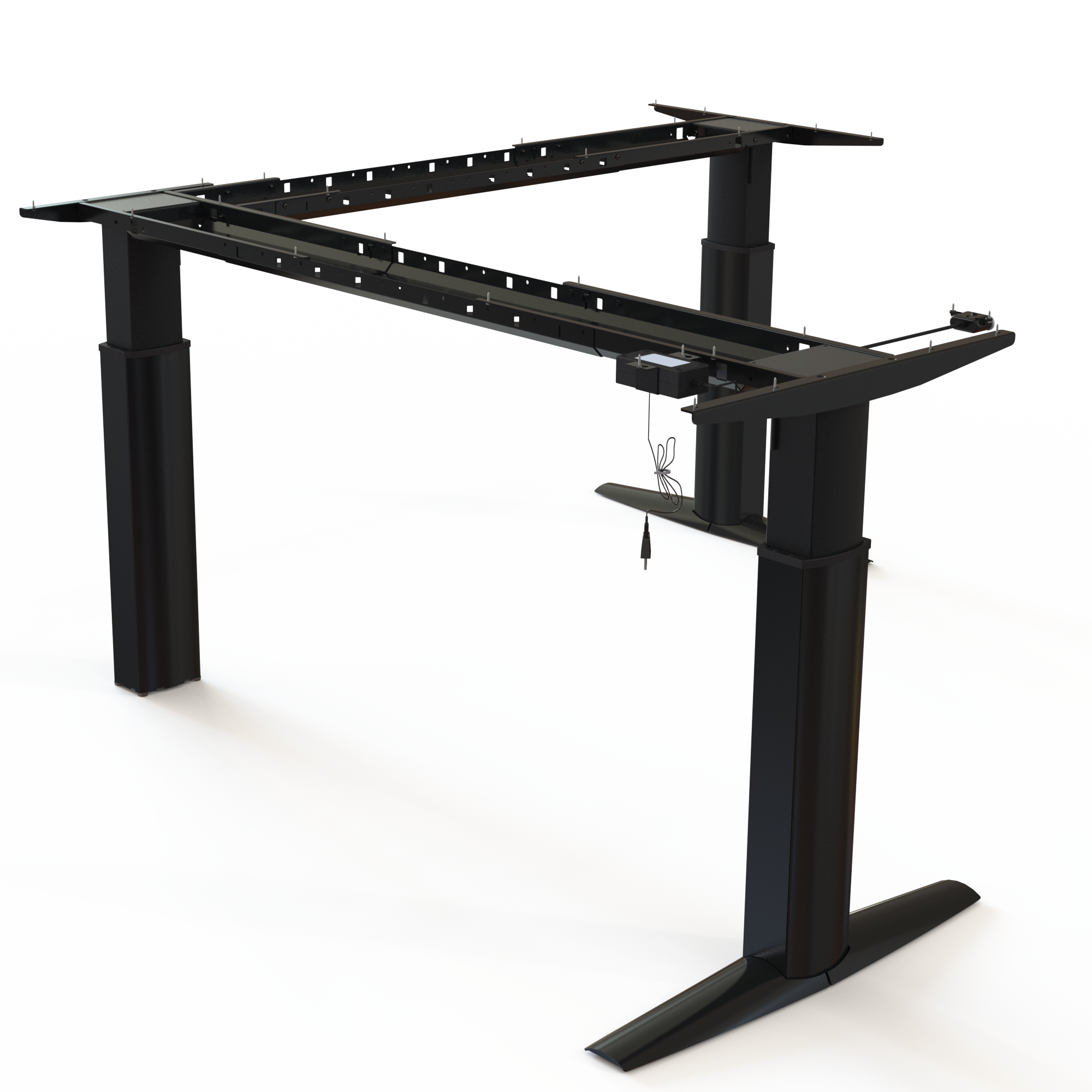 Electric Desk FrameElectric Desk Frame | WidthWidth 190-190 cmcm | Black 