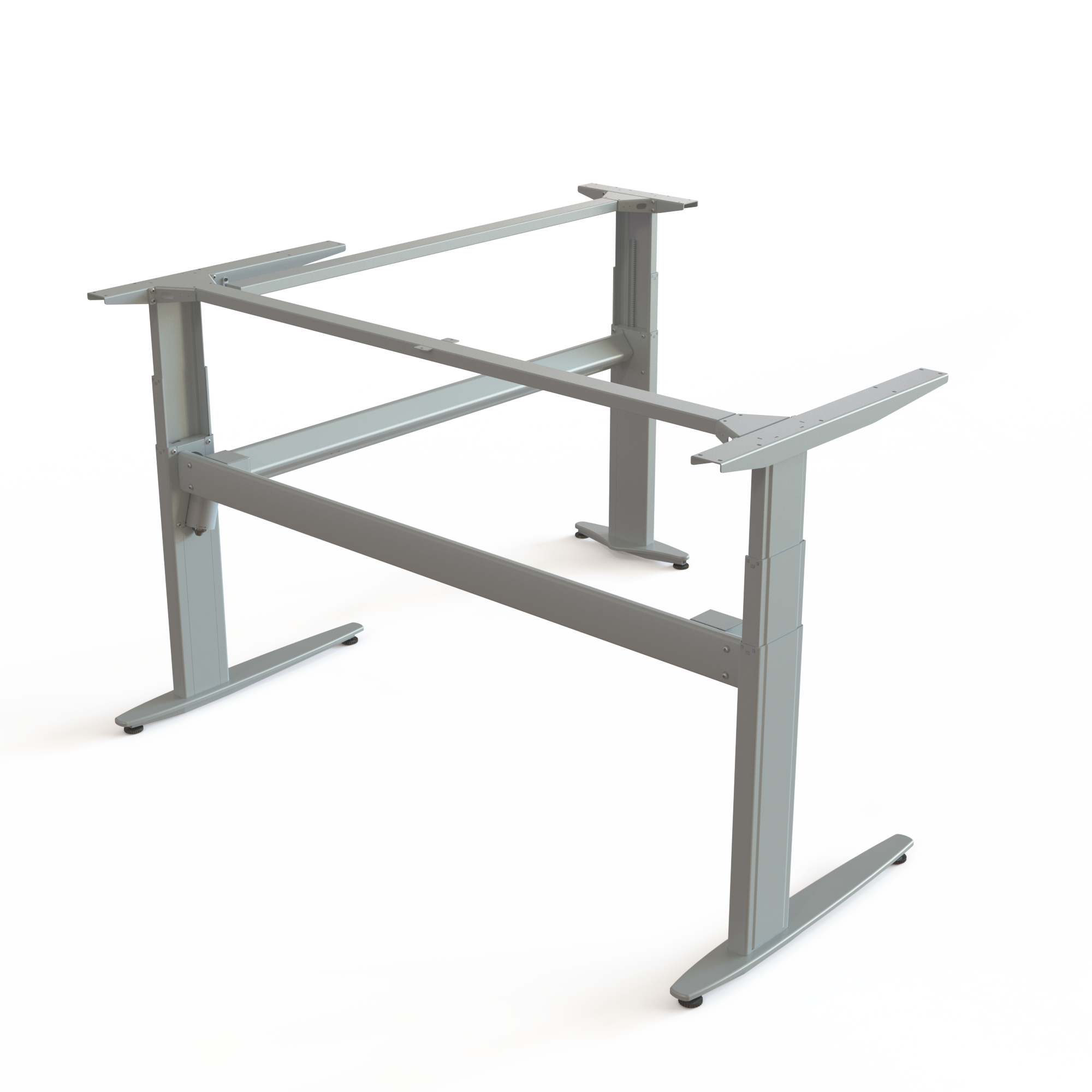 Electric Desk FrameElectric Desk Frame | WidthWidth 152-152 cmcm | Silver