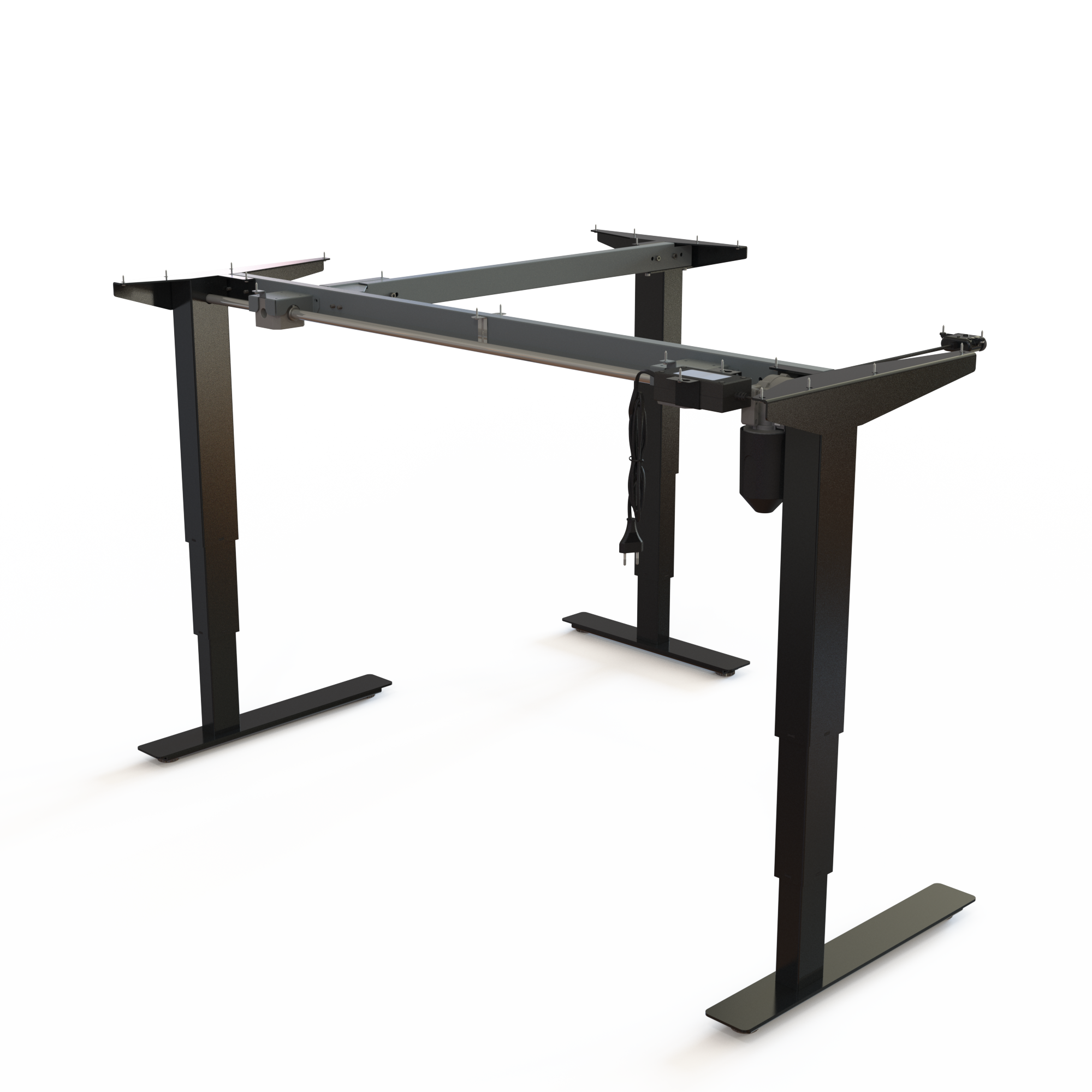 Electric Desk FrameElectric Desk Frame | WidthWidth 142-115 cmcm | Black 