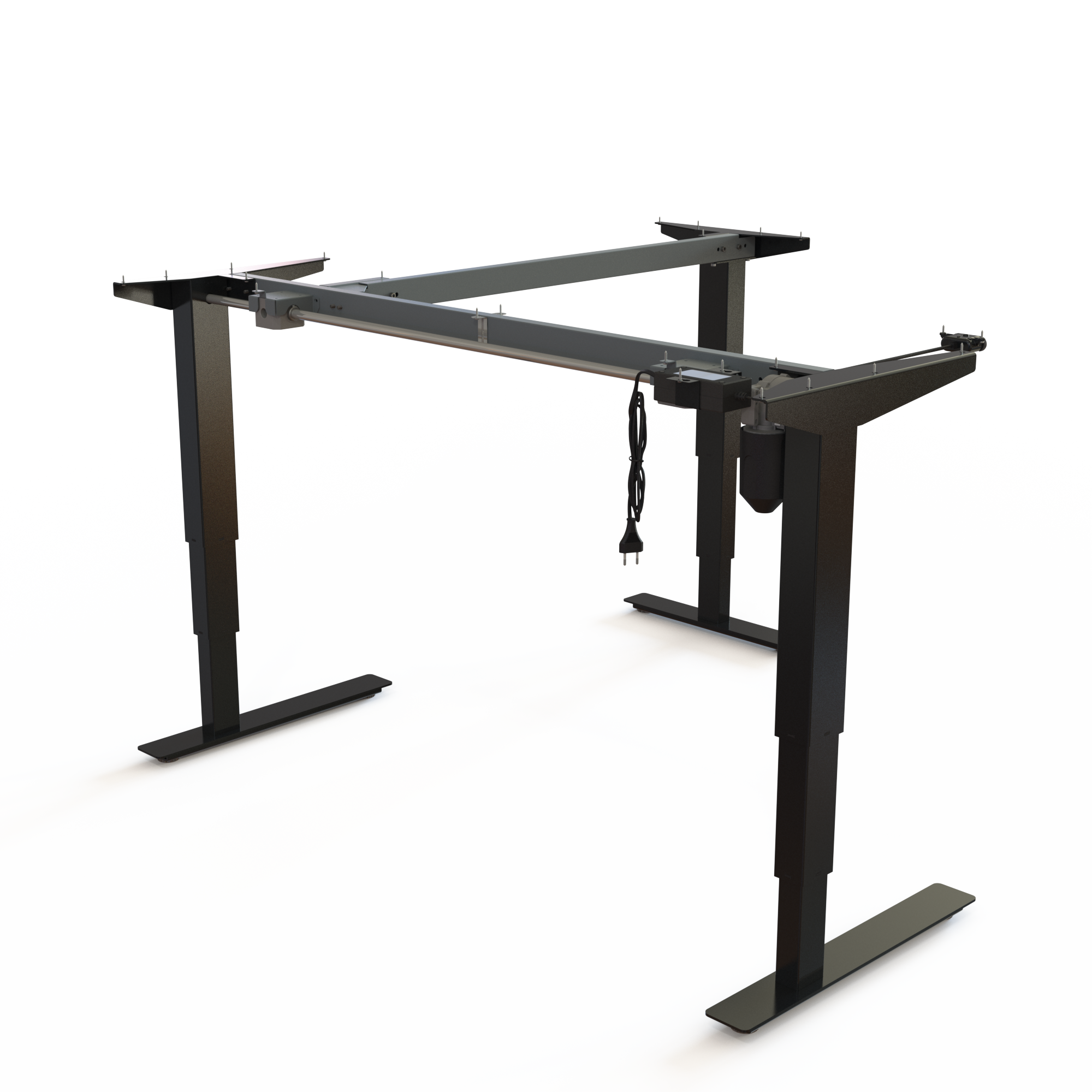 Electric Desk FrameElectric Desk Frame | WidthWidth 142-142 cmcm | Black 