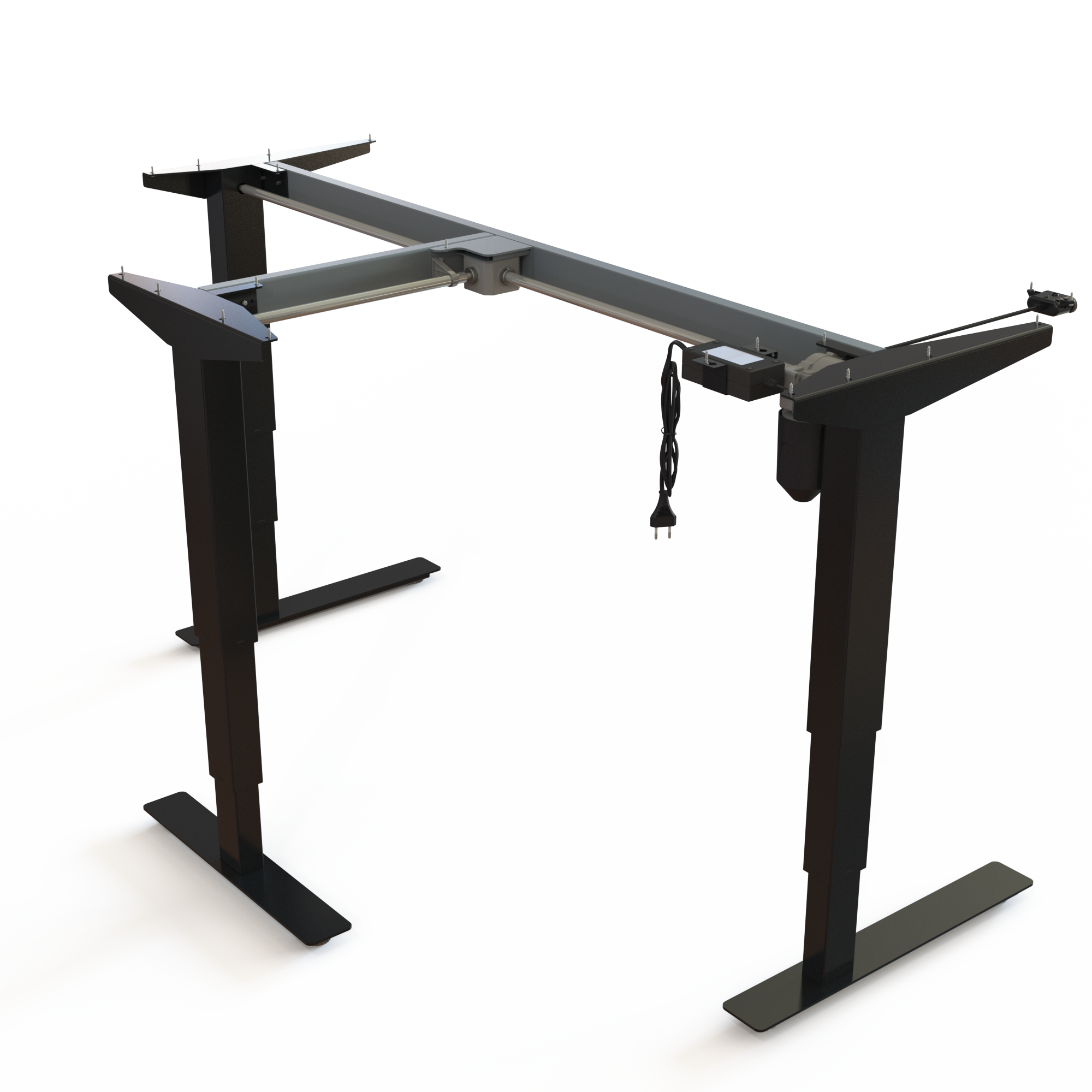 Electric Desk FrameElectric Desk Frame | WidthWidth 152-091 cmcm | Black 