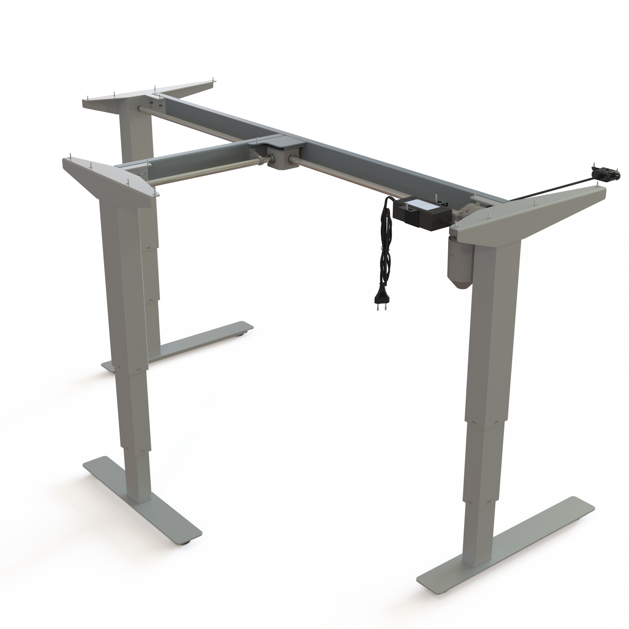 Electric Desk FrameElectric Desk Frame | WidthWidth 152-091 cmcm | Silver