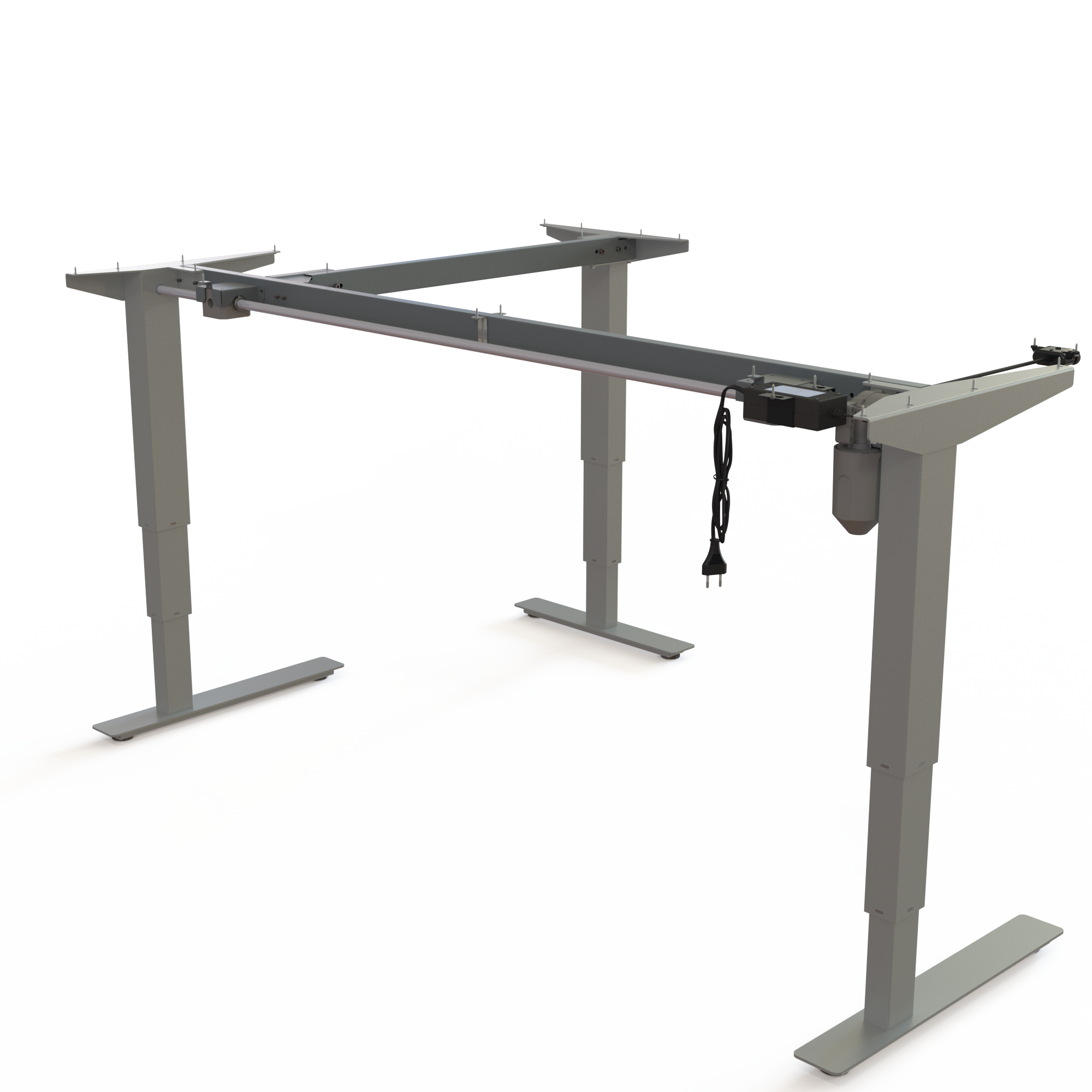 Electric Desk FrameElectric Desk Frame | WidthWidth 172-115 cmcm | Silver
