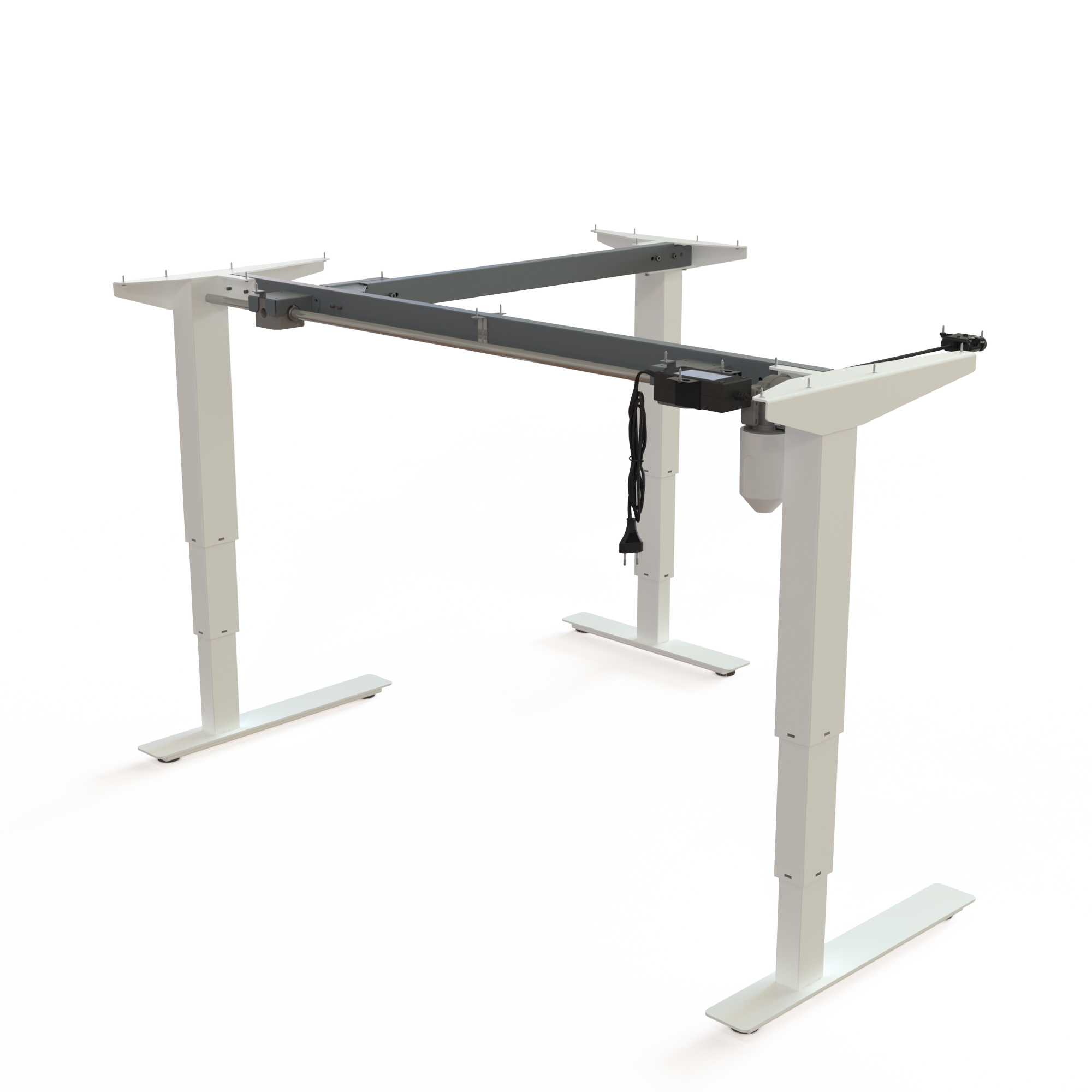 Electric Desk FrameElectric Desk Frame | WidthWidth 142-115 cmcm | White