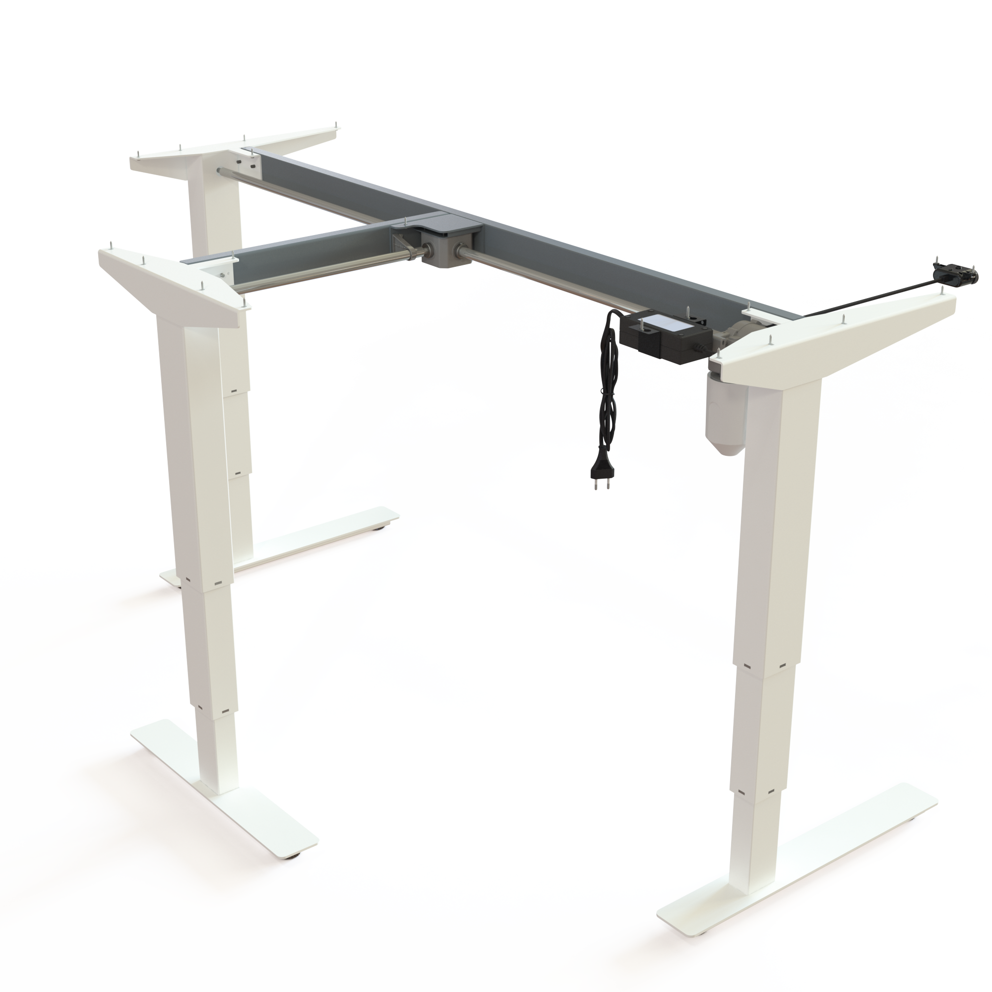 Electric Desk FrameElectric Desk Frame | WidthWidth 152-091 cmcm | White