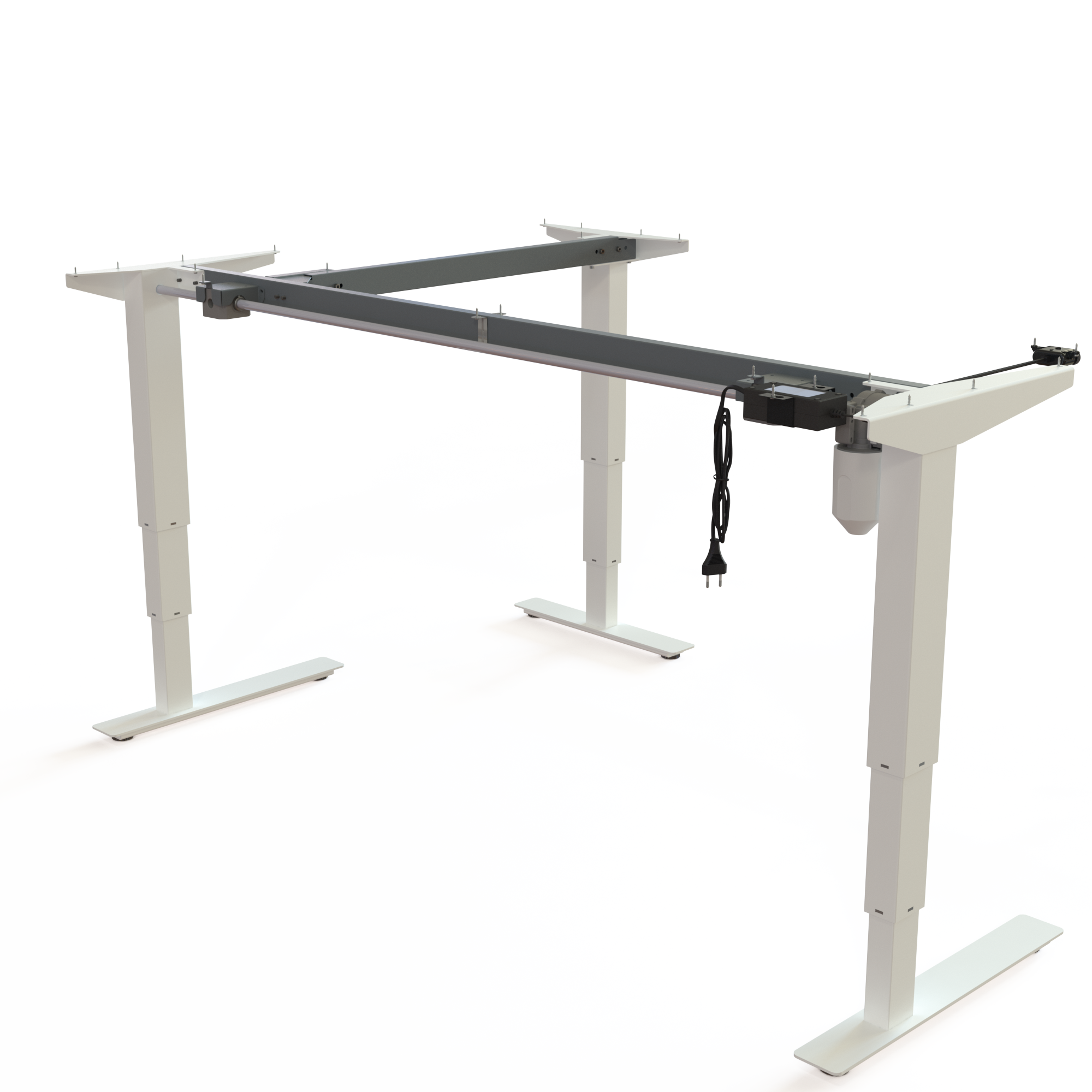 Electric Desk FrameElectric Desk Frame | WidthWidth 172-115 cmcm | White