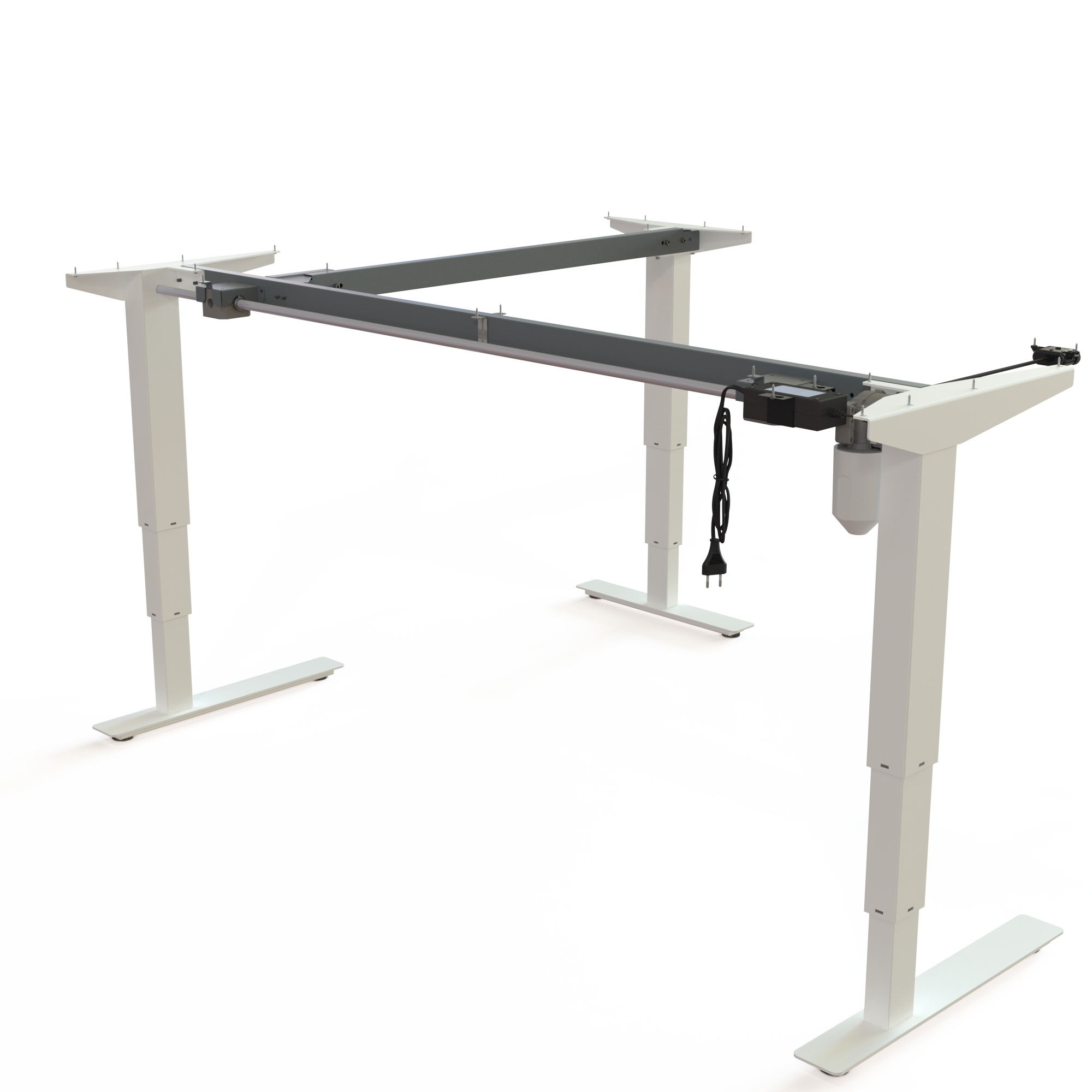 Electric Desk FrameElectric Desk Frame | WidthWidth 172-142 cmcm | White