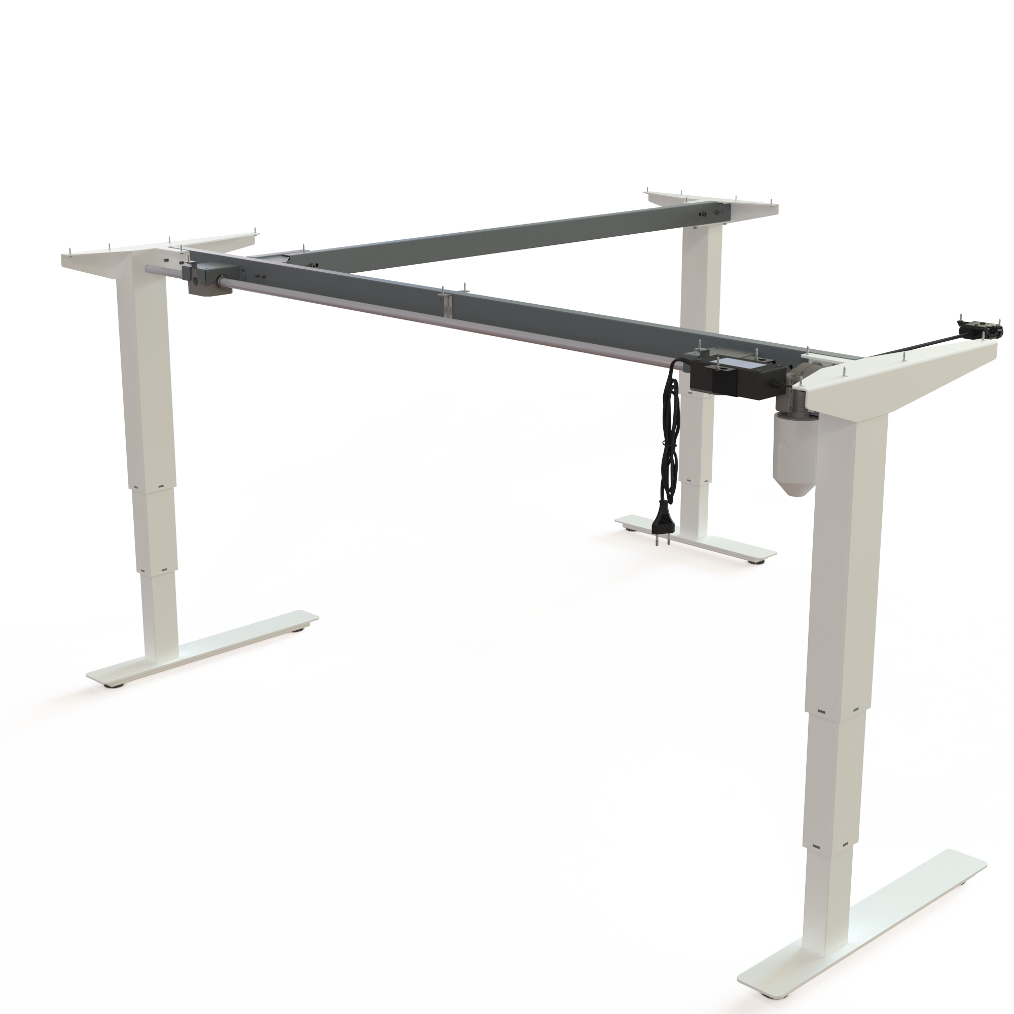 Electric Desk FrameElectric Desk Frame | WidthWidth 172-172 cmcm | White