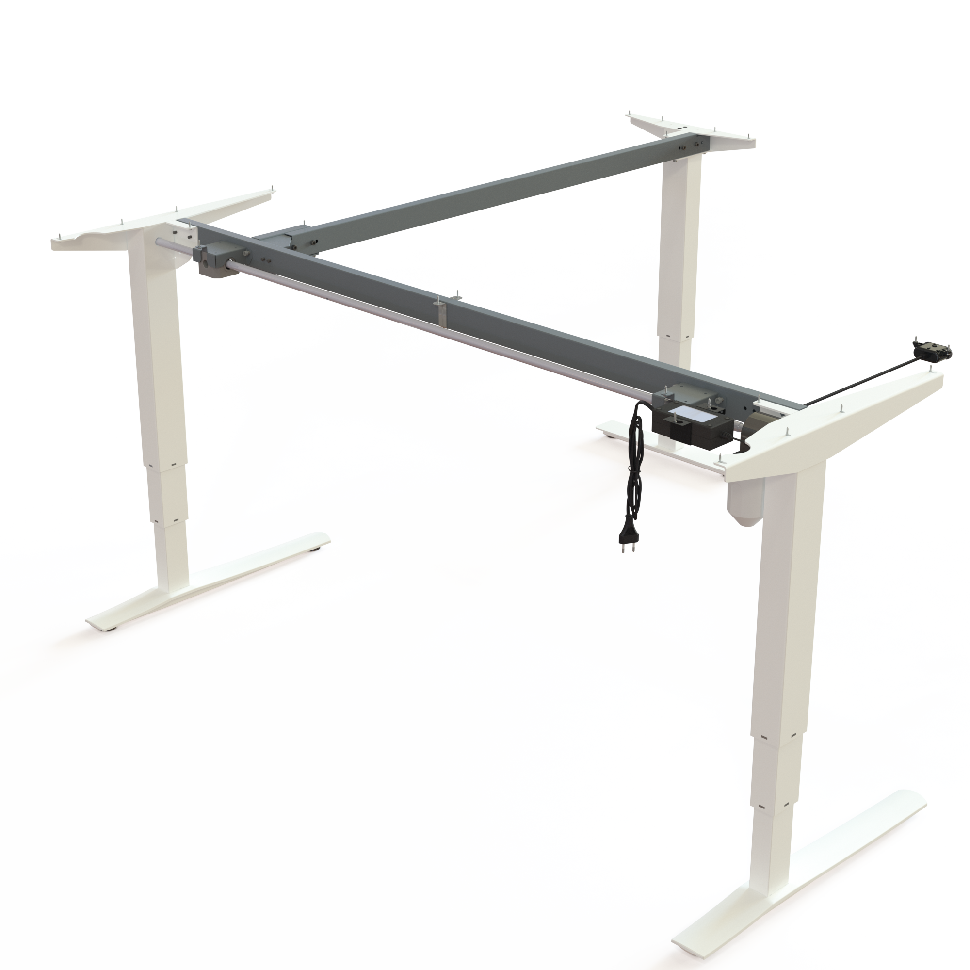 Electric Desk FrameElectric Desk Frame | WidthWidth 172-171 cmcm | White
