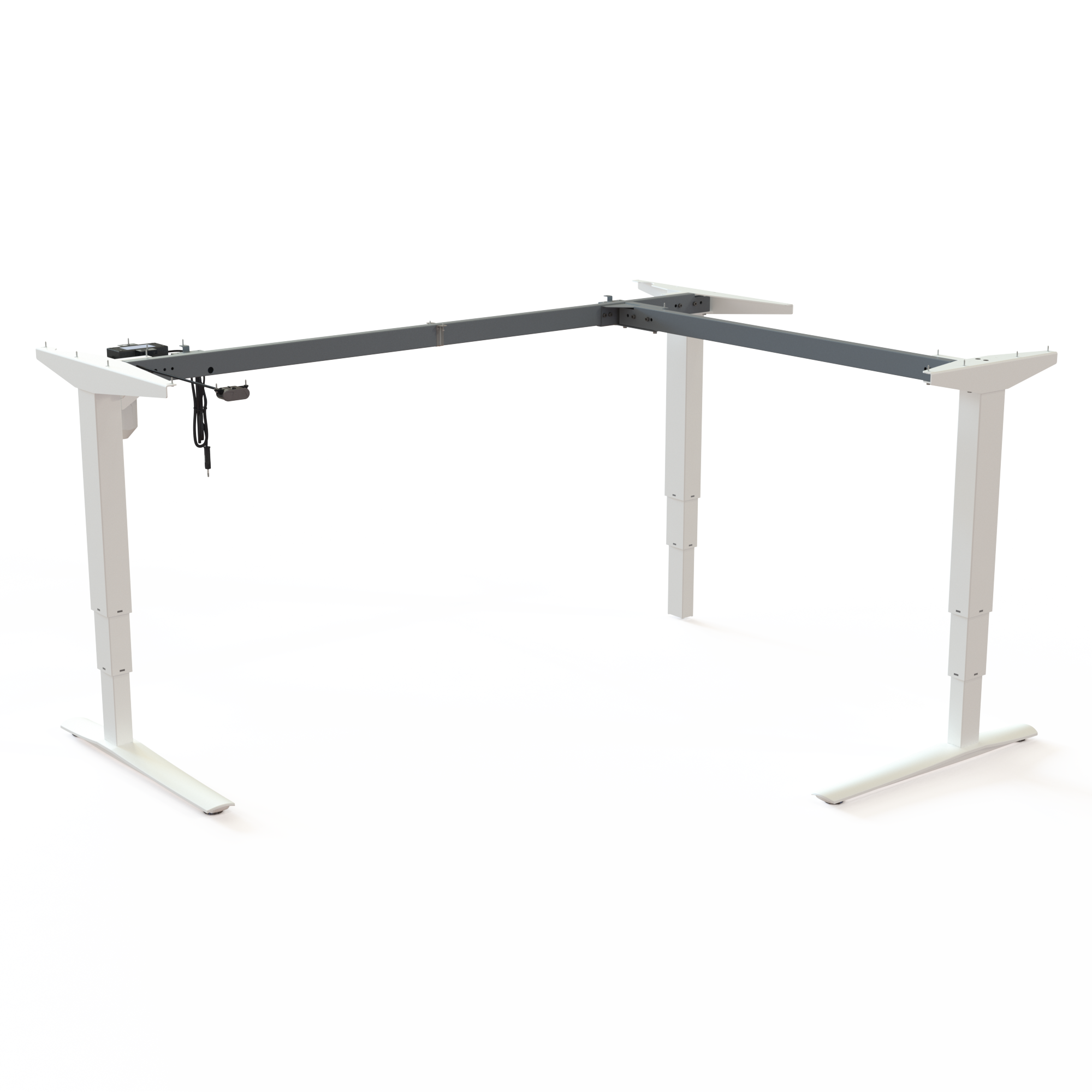 Electric Desk FrameElectric Desk Frame | WidthWidth 172-171 cmcm | White